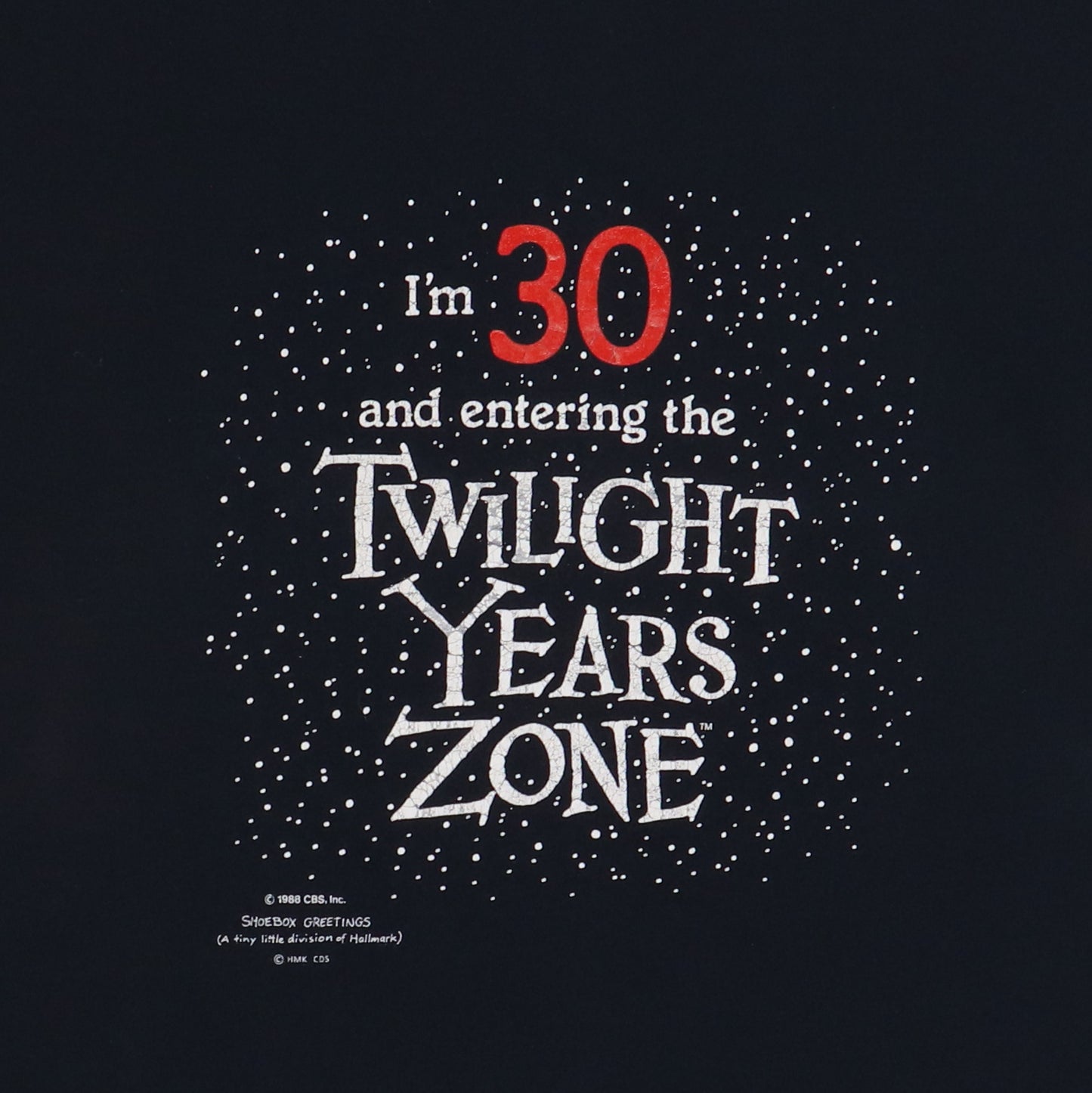 1988 I'm 30 Entering The Twilight Zone Shirt