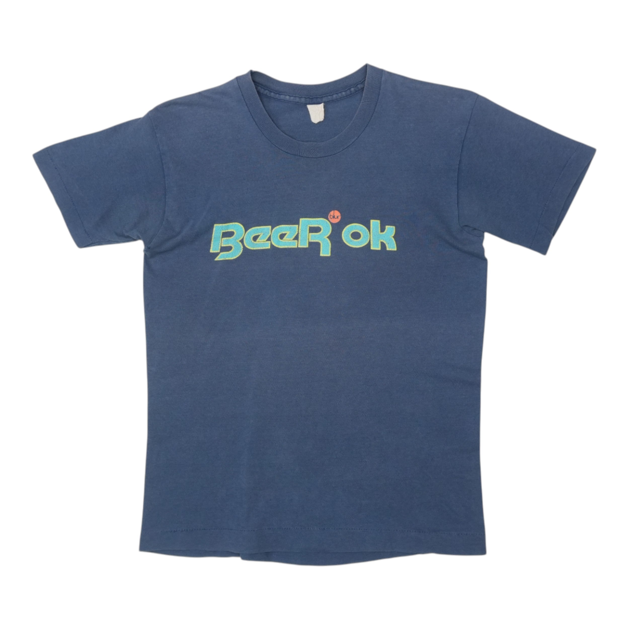 R*様 90s ANOTHER BEER Blurred Message T-S 1990s Blur Beer Ok Shirt | Authentic Vintage Tee – WyCo Vintage