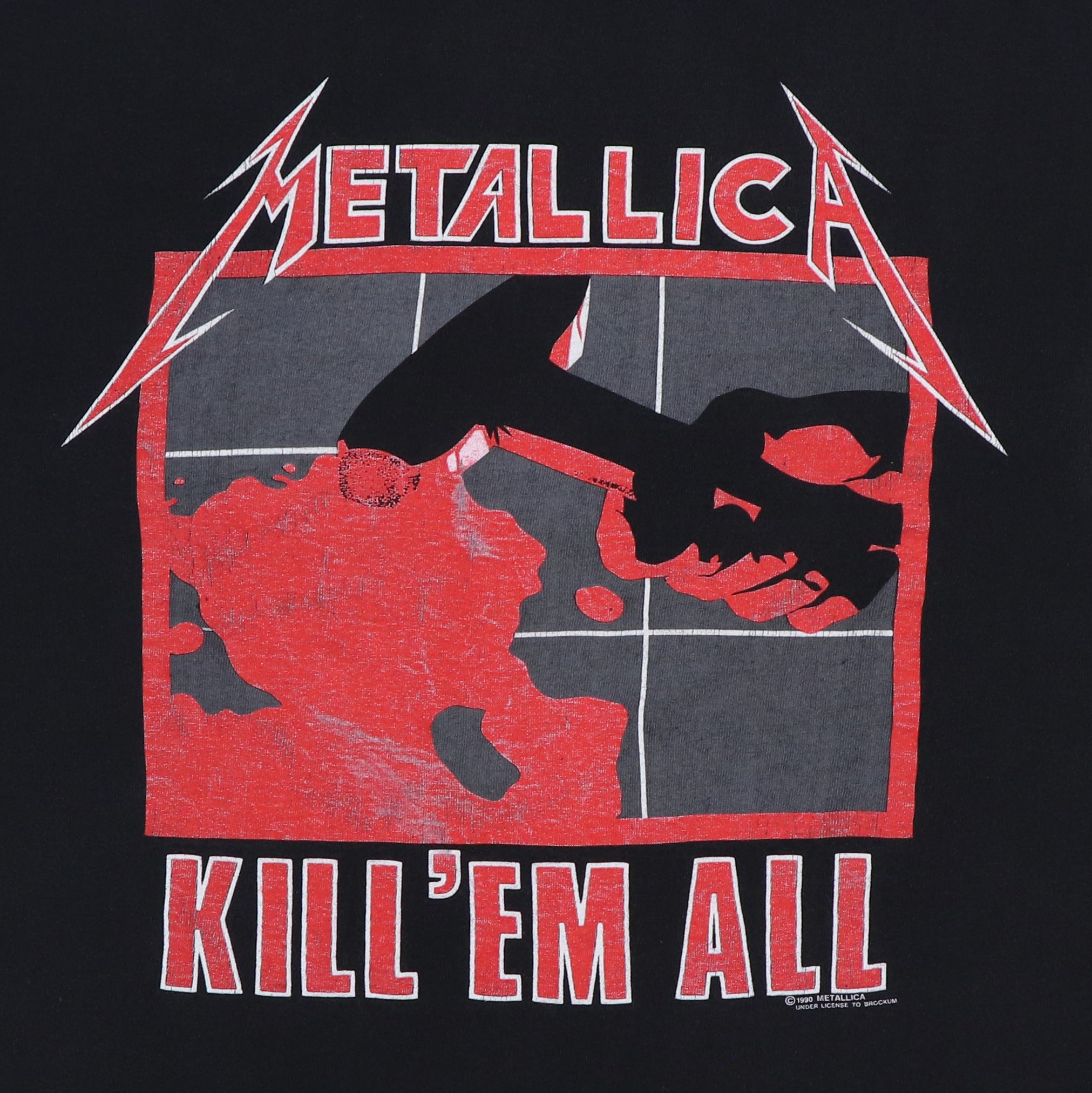 1990 Metallica Kill Em All Shirt | Authentic Vintage Tee – WyCo