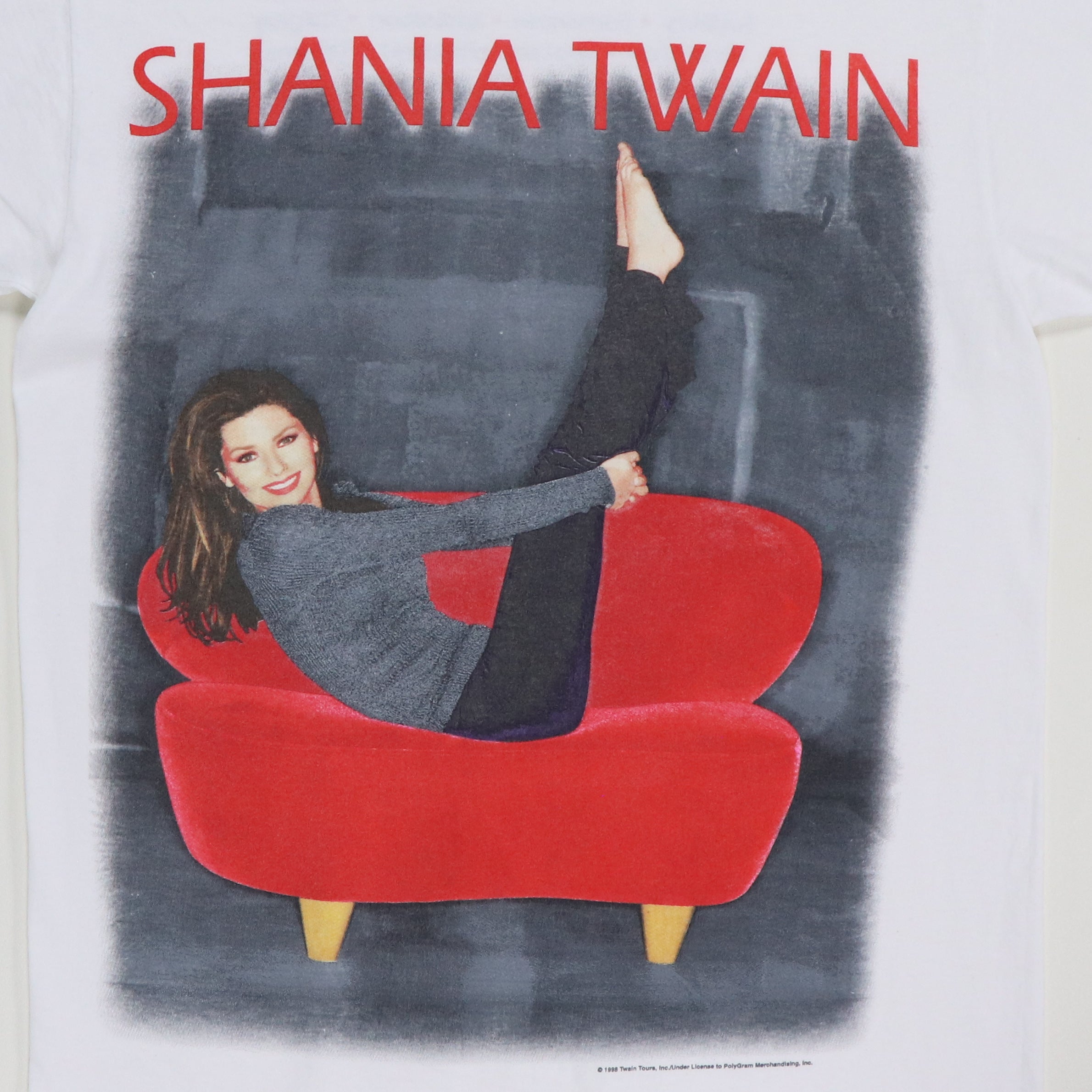 1998 Shania Twain World Tour Shirt | Authentic Vintage Tee – WyCo
