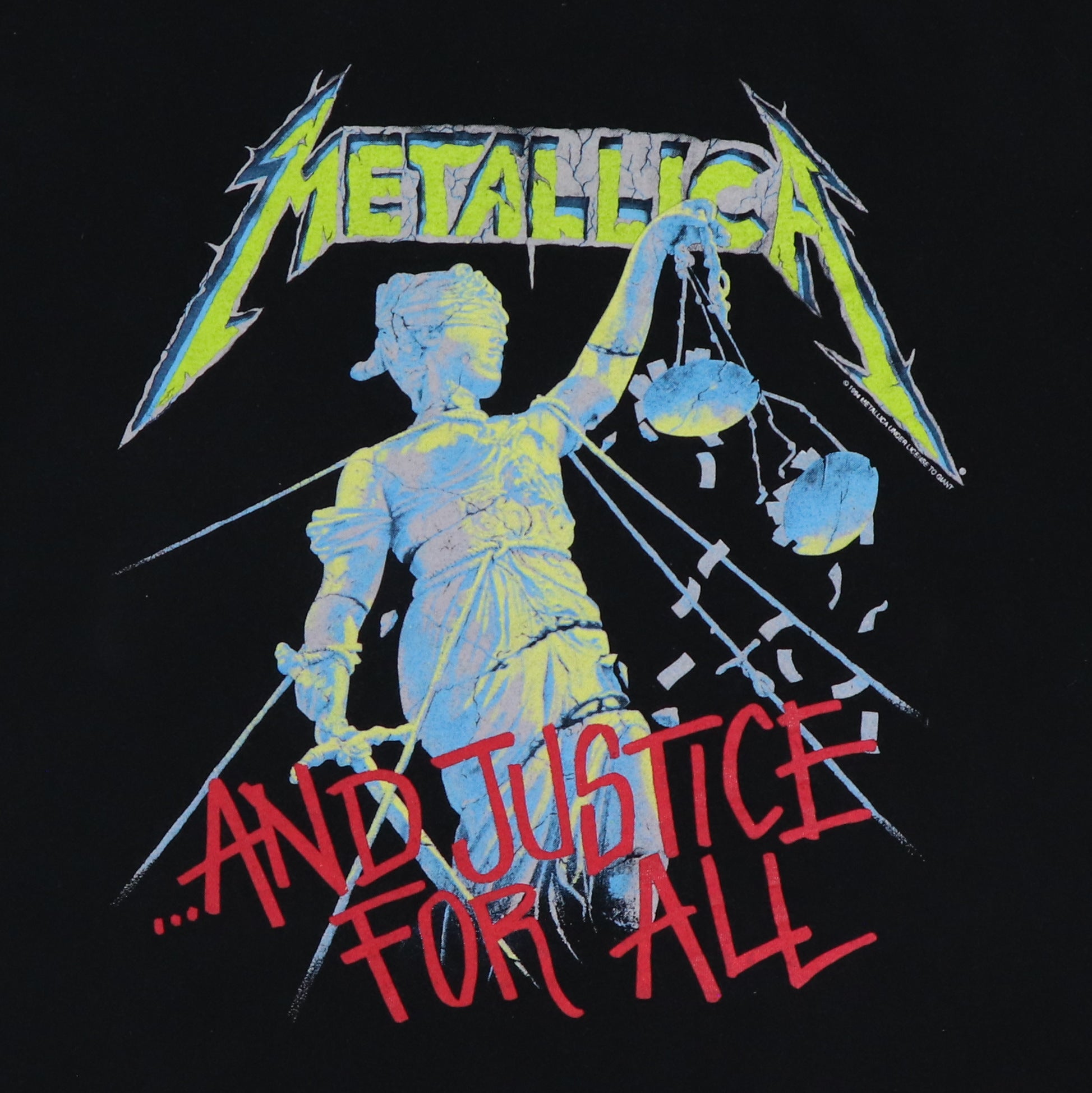 1990s Metallica And Justice For All Shirt | Authentic Vintage Tee
