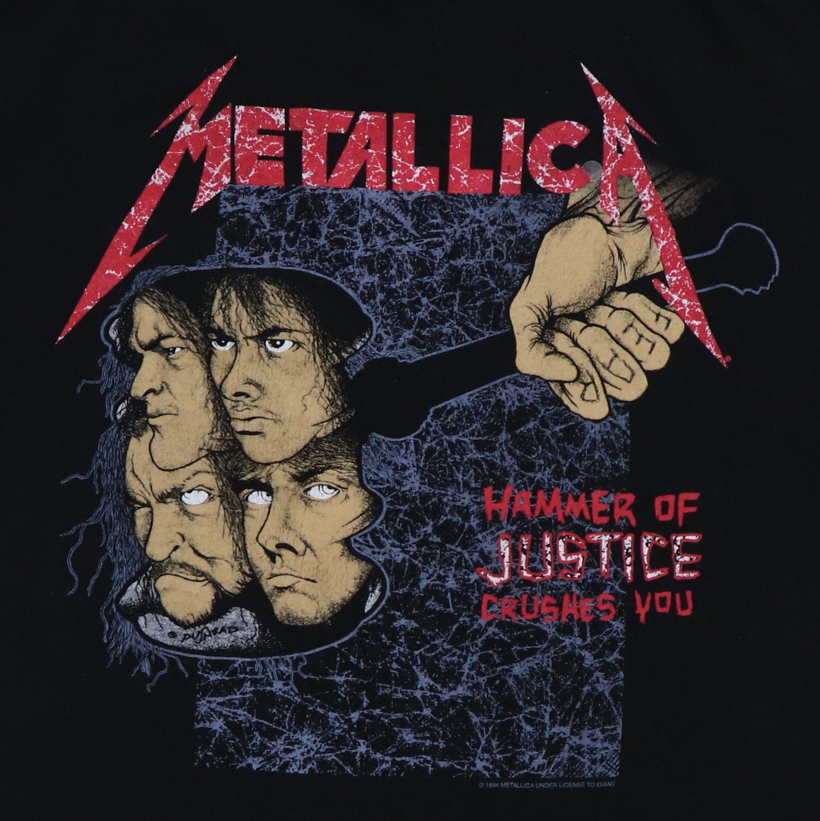 ヴィンテージ LLICAメタリカ And Justice For AIl 1990s Metallica And Justice For All Shirt | Authentic Vintage Tee