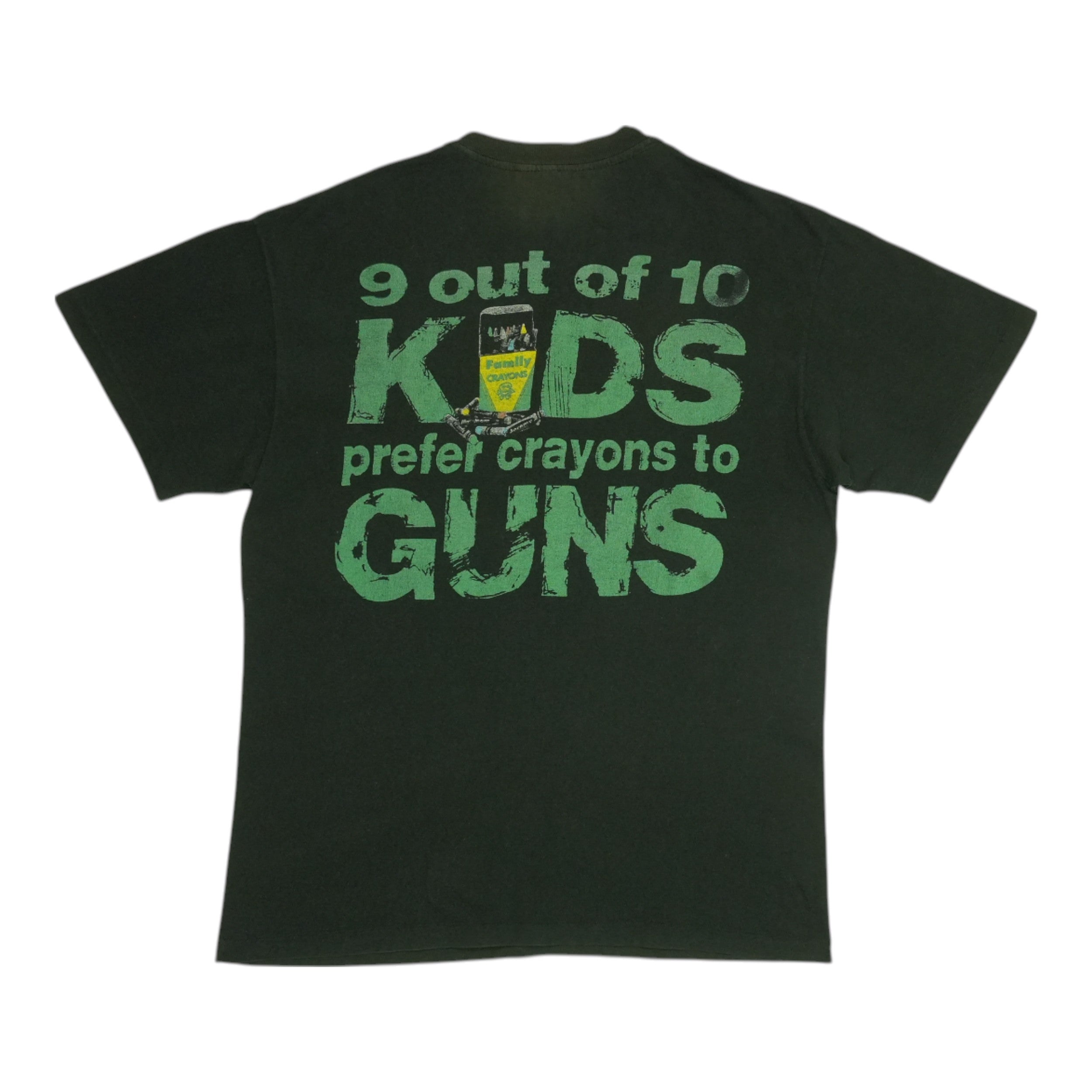 1992 Pearl Jam Crayons Over Guns Shirt ‚Äì Authentic Vintag