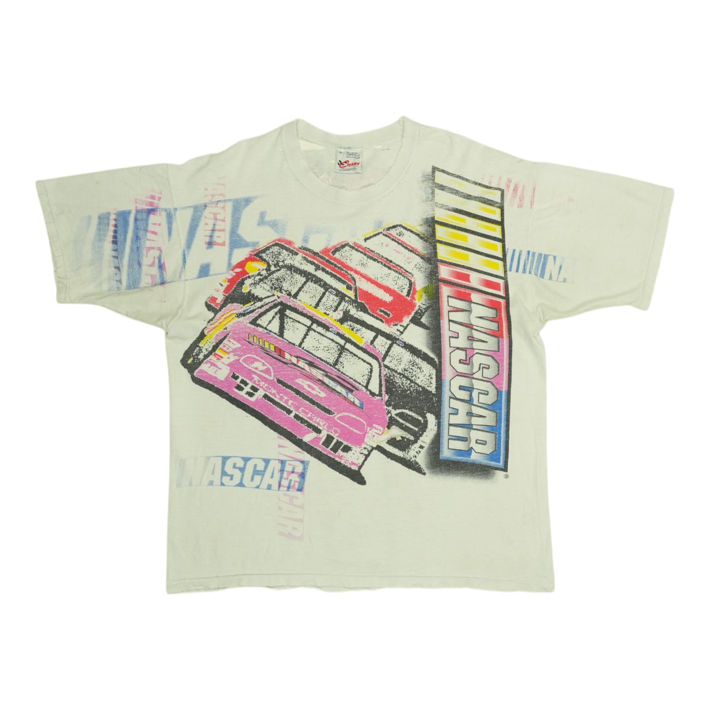 1990s Nascar All Over Print Shirt
