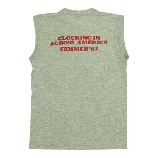 1983 Elvis Costello Clocking in America Tour Sleeveless Shirt