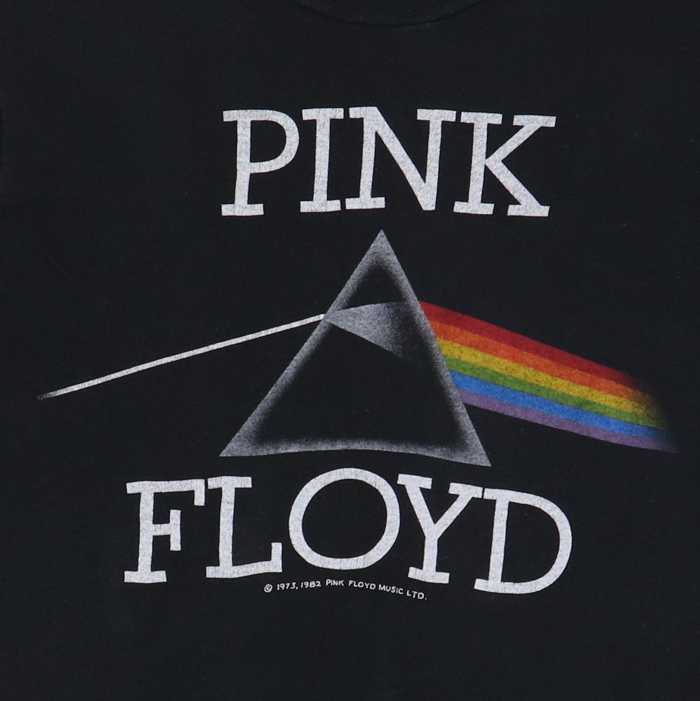 ミュージシャン 1982 Pink Floyd DSM T shirt 1982 Pink Floyd Dark Side Of The Moon Shirt | Authentic Vintage