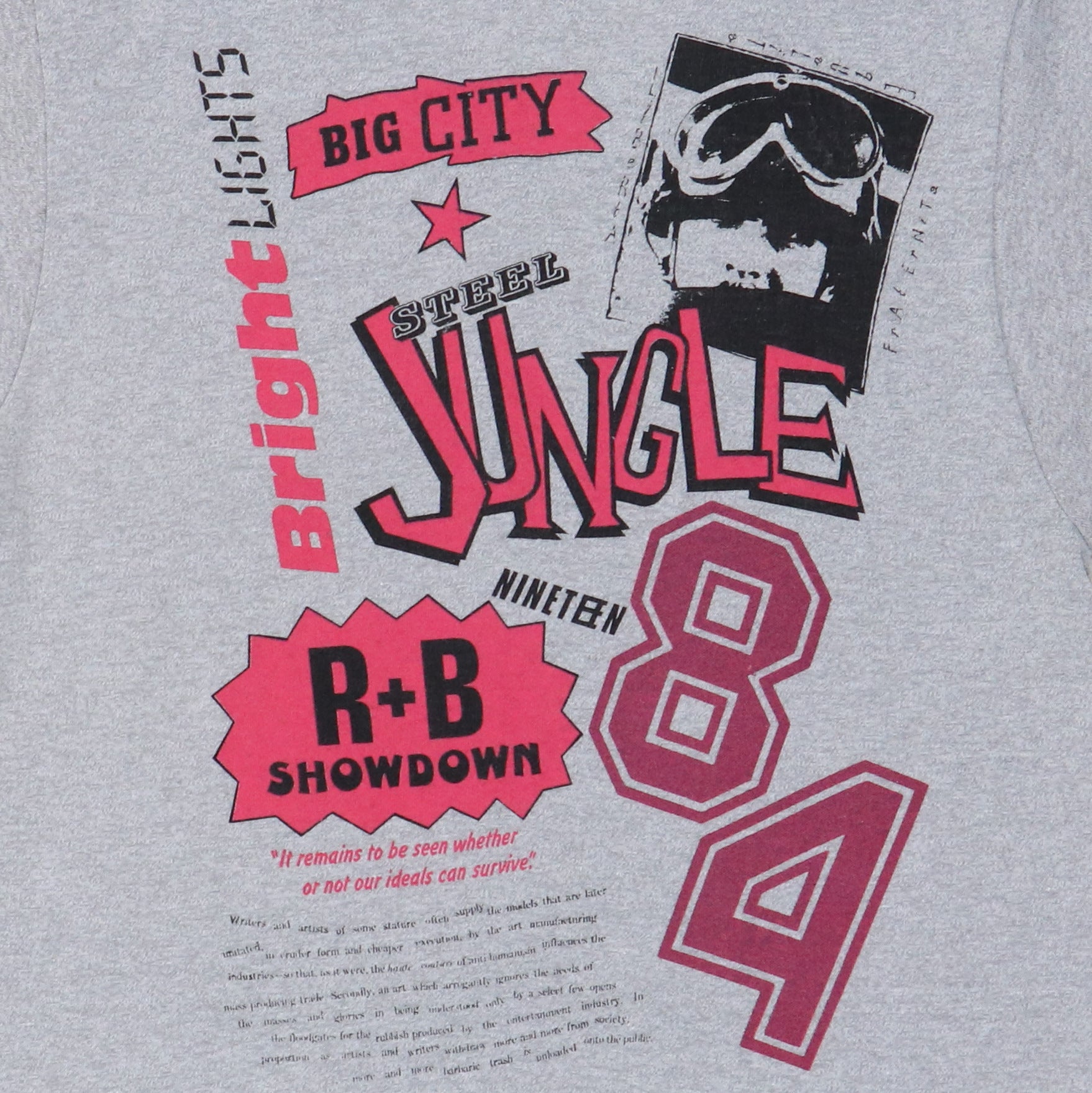 Original vintage 1984 The Clash Joe Strummer Out Of Control