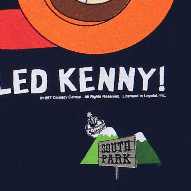 1997 South Park Oh My God They Killed Kenny Shirt | Authentic