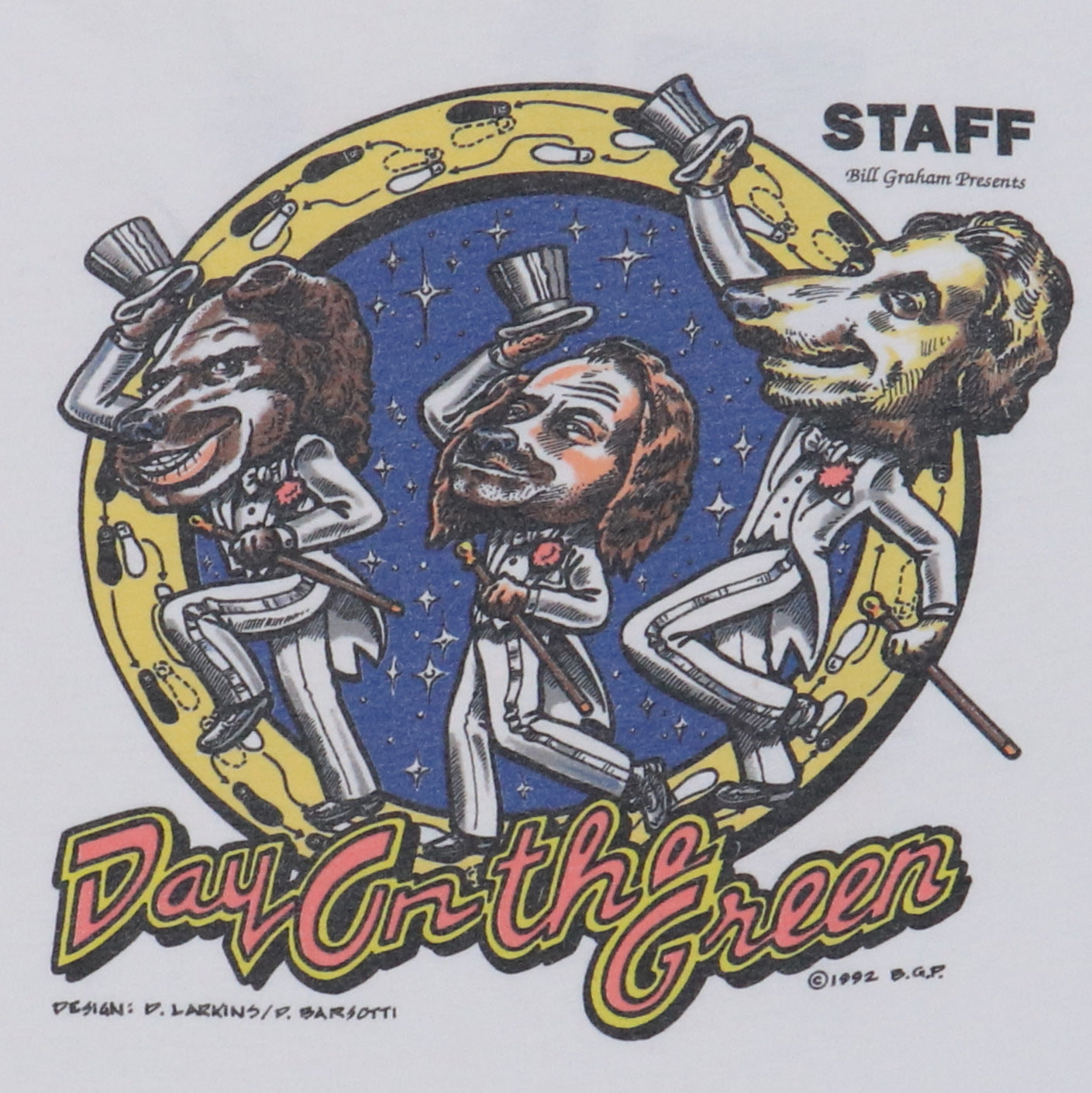 1992 Genesis Day On The Green Crew Staff Shirt
