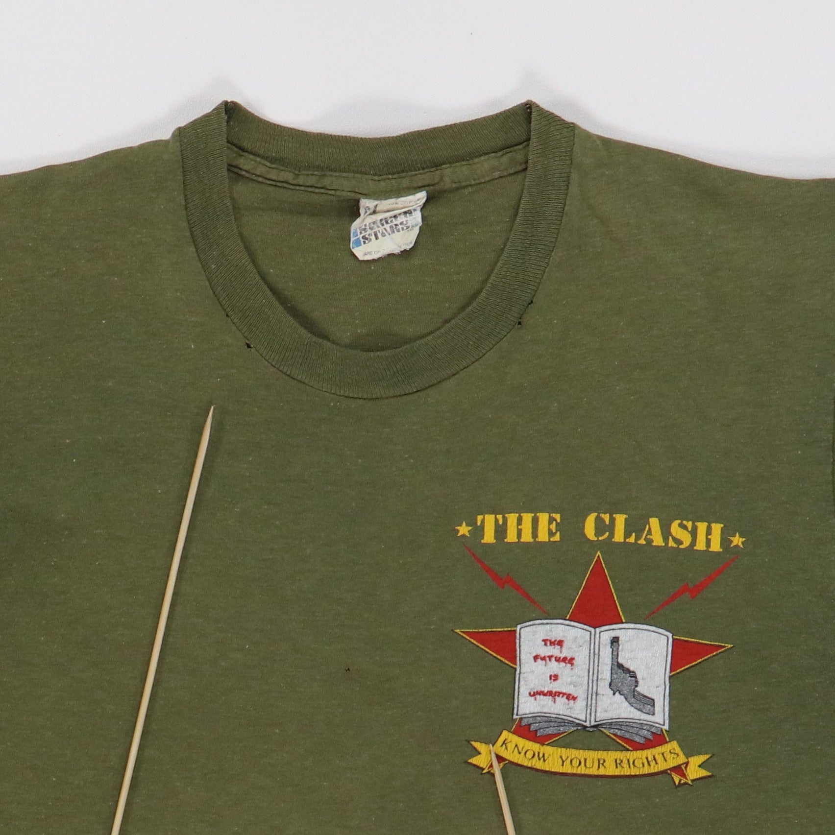 1982 The Clash Know Your Rights Tour Shirt | Authentic Vintage Tee
