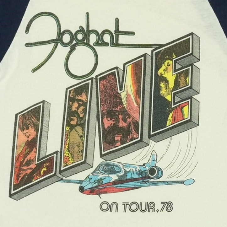 1978 Foghat Live On Tour Jersey Shirt
