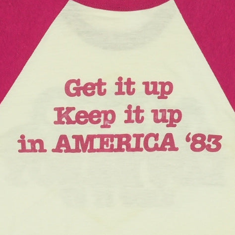 1983 Loverboy Keep It Up Tour Jersey Shirt