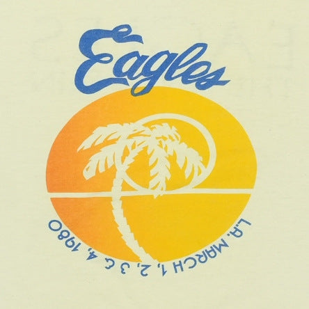 1980 Eagles Long Run Los Angeles Concert Jersey Shirt