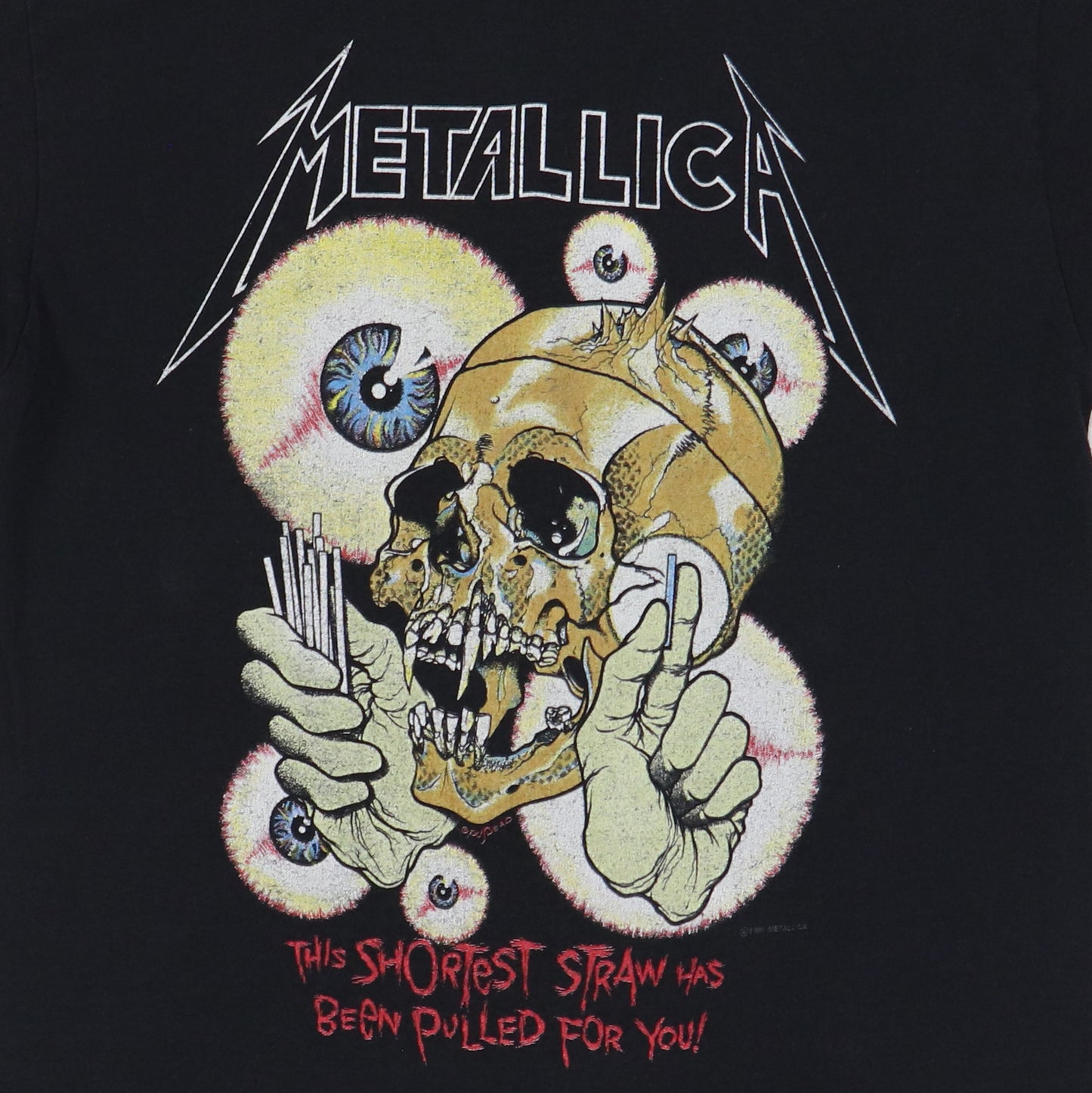 1988 Metallica Shortest Straw Pushead Shirt