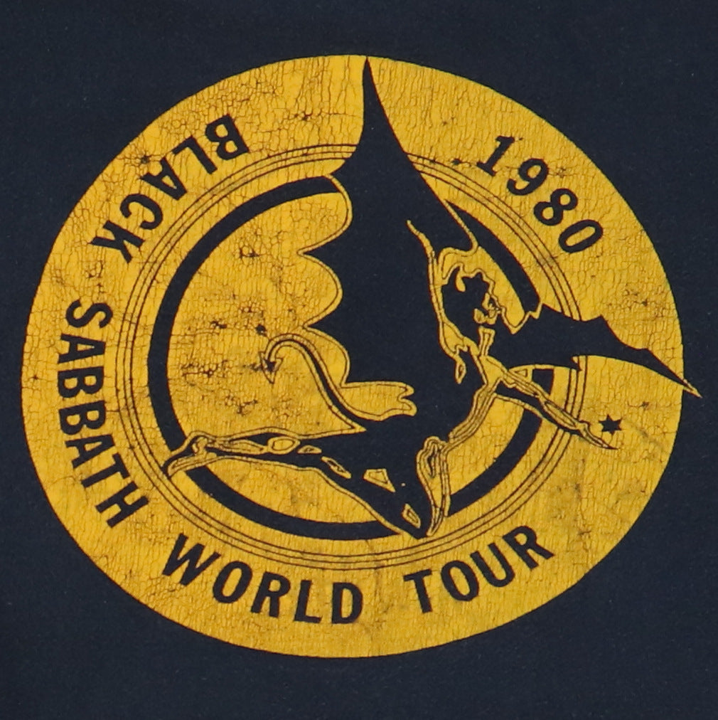 1980 Black Sabbath See Factor Crew World Tour Shirt | Authentic