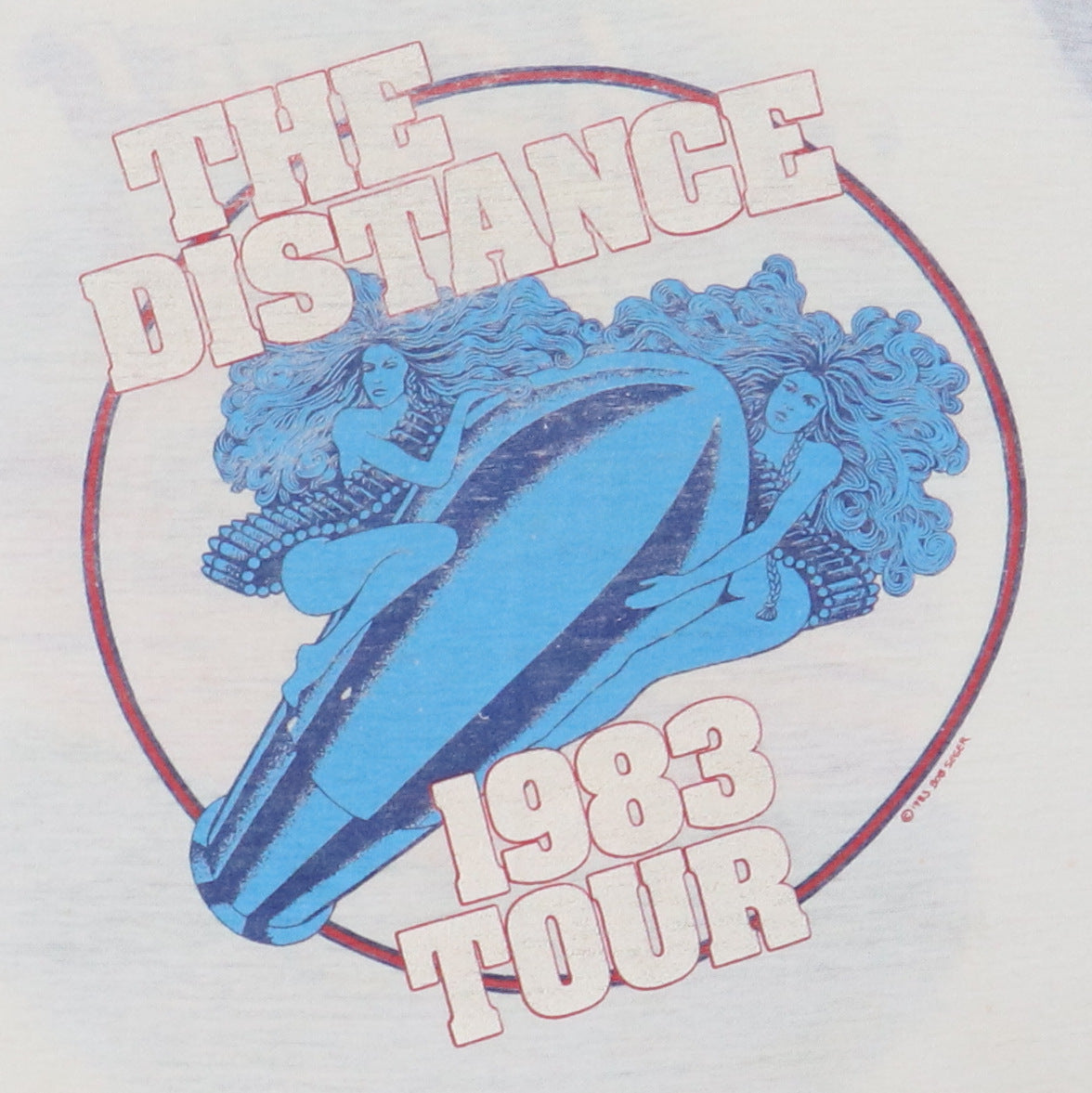 1983 Bob Seger The Distance Tour Jersey Shirt
