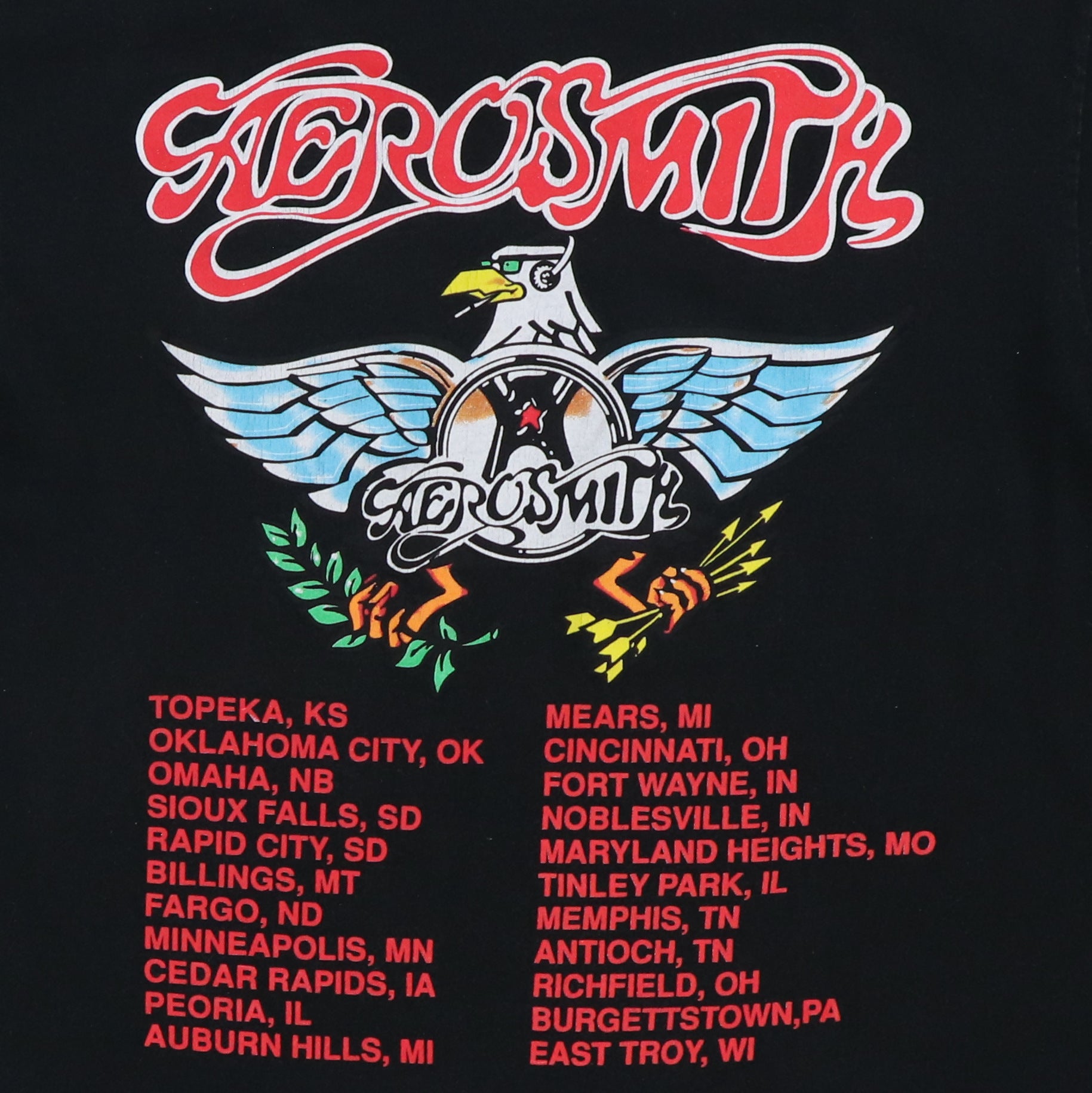1993 Aerosmith Tour Shirt | Authentic Vintage Tee – WyCo Vintage