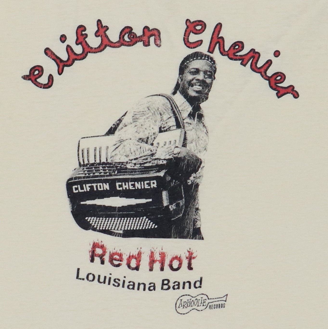 1970s Clifton Chenier Red Hot Louisiana Band Shirt