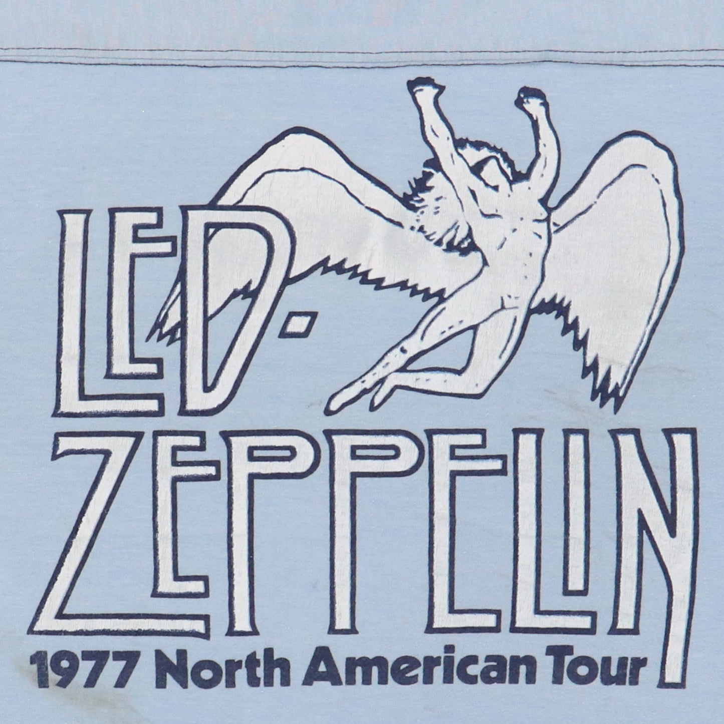1977 Led Zeppelin Concerts West Crew Tour Shirt
