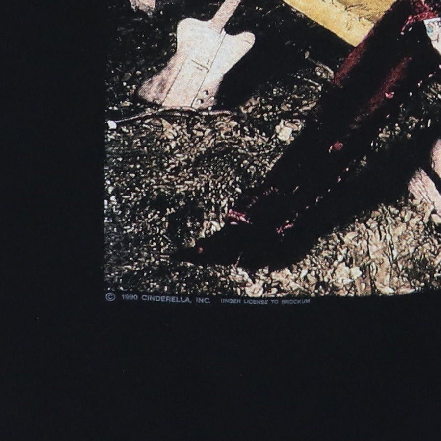 1991 Cinderella Heartbeat Station Tour Shirt