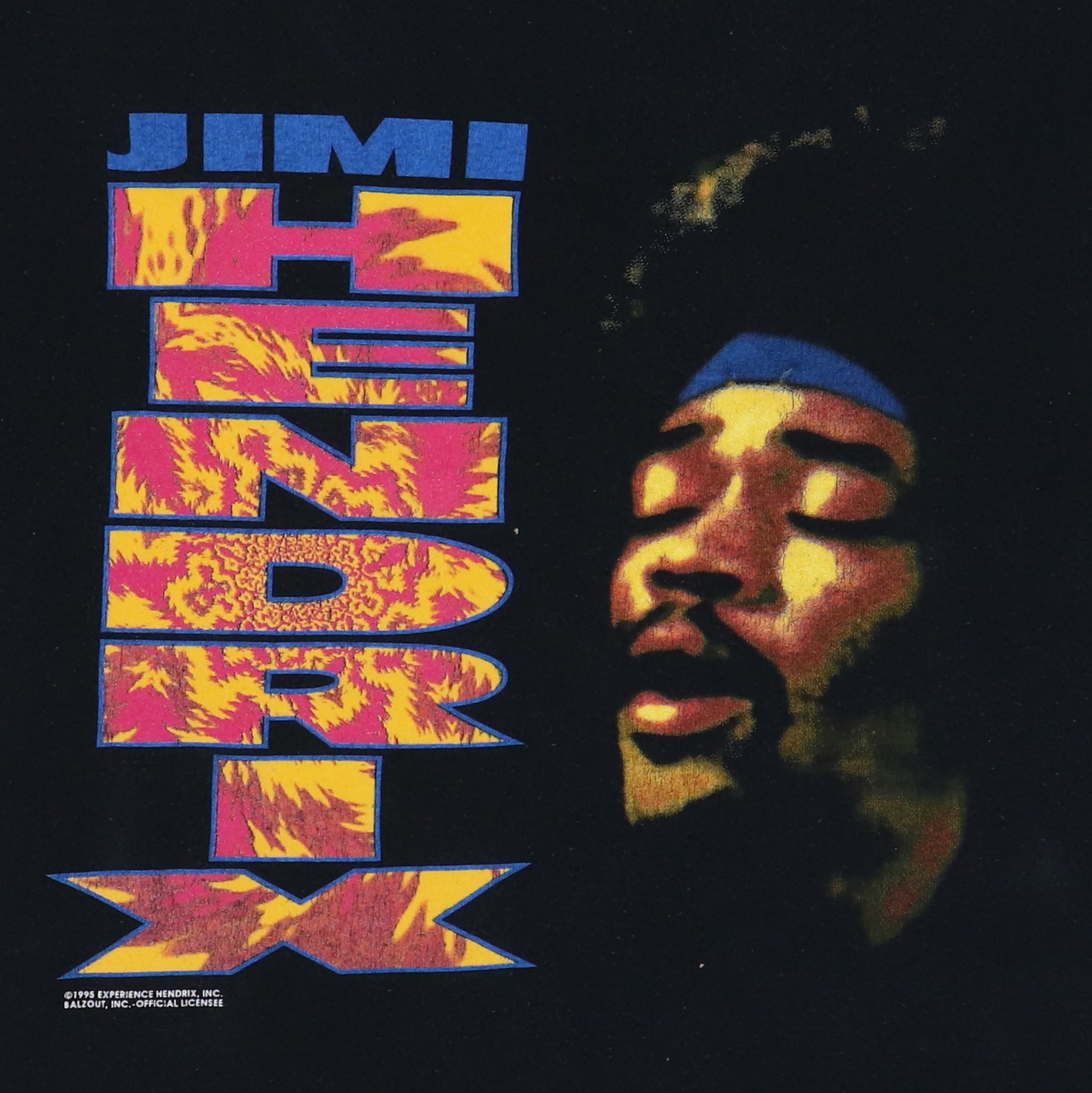 1995 Jimi Hendrix Are You Experienced Shirt | Authentic Vintage