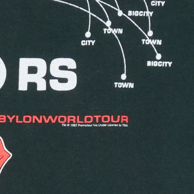 1997 Rolling Stones Bridges To Babylon Tour Shirt