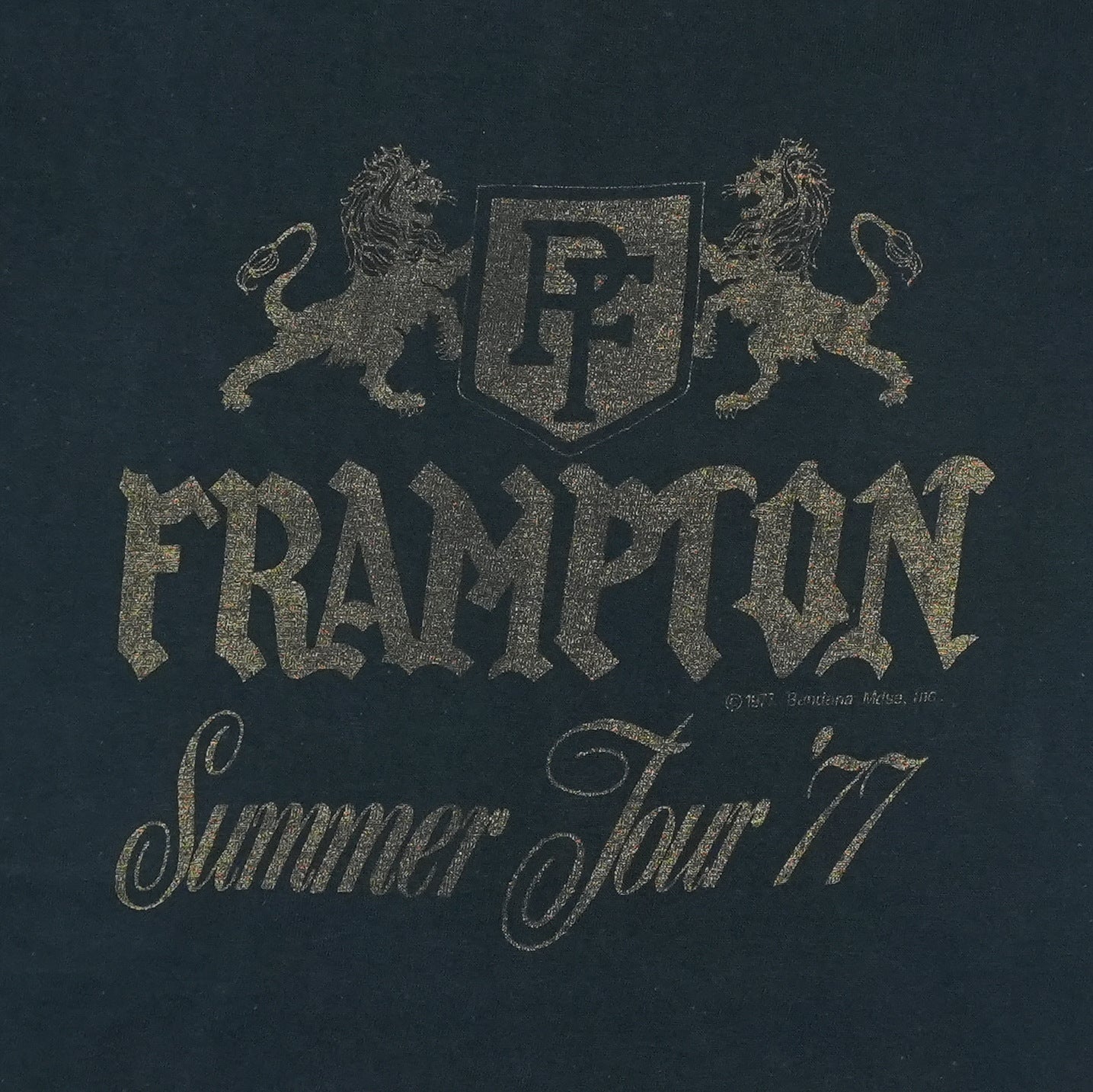 1977 Peter Frampton Summer Tour Shirt