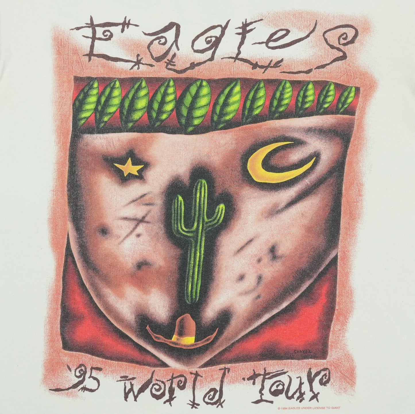 1995 Eagles Hell Freezes Over Tour Shirt