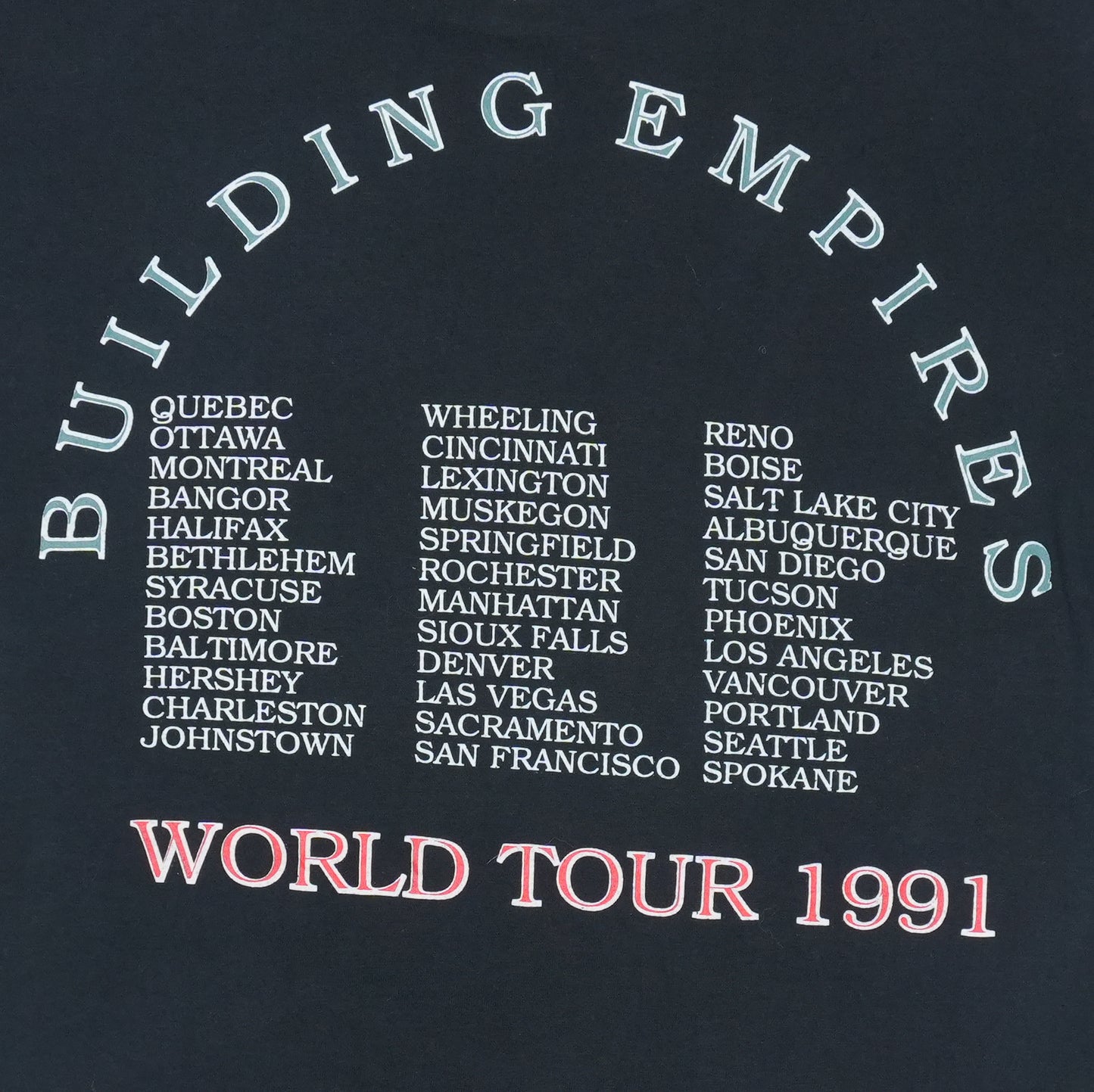 1991 Queensryche Empire Tour Shirt