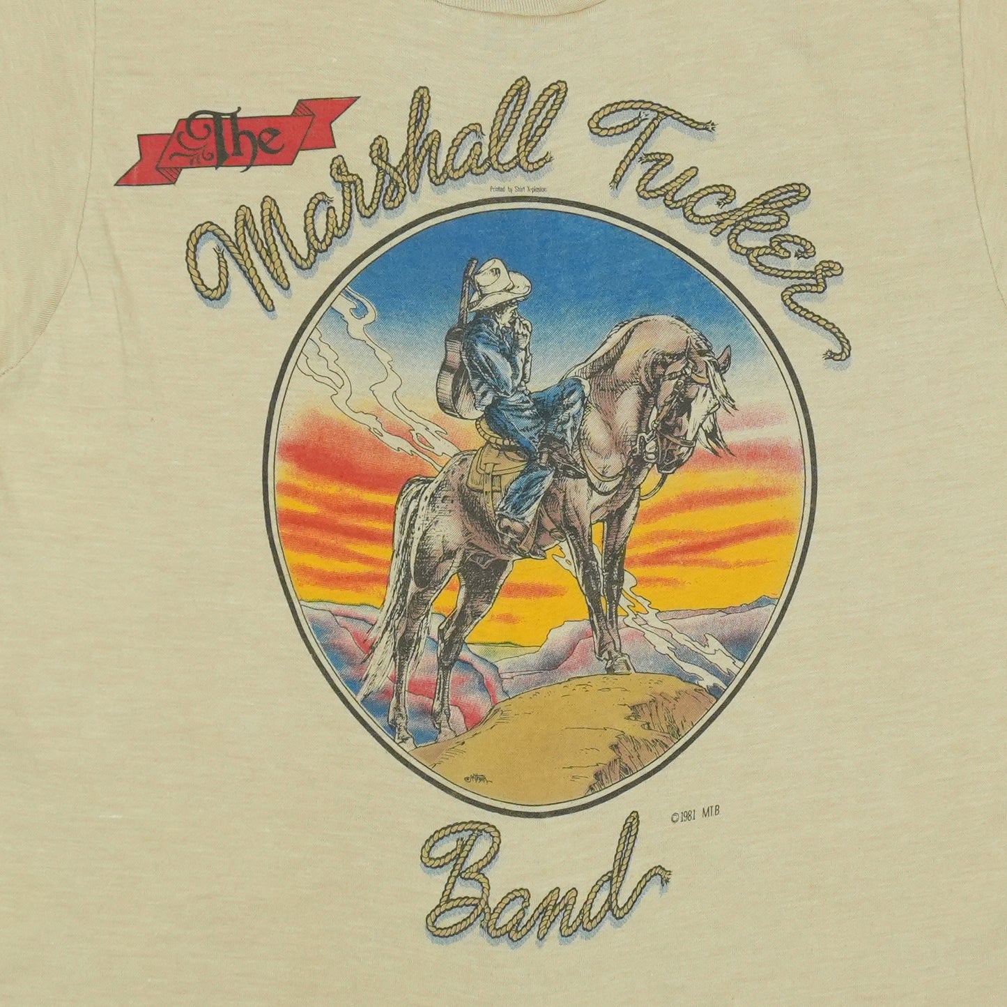1981 Marshall Tucker Band Tour Shirt