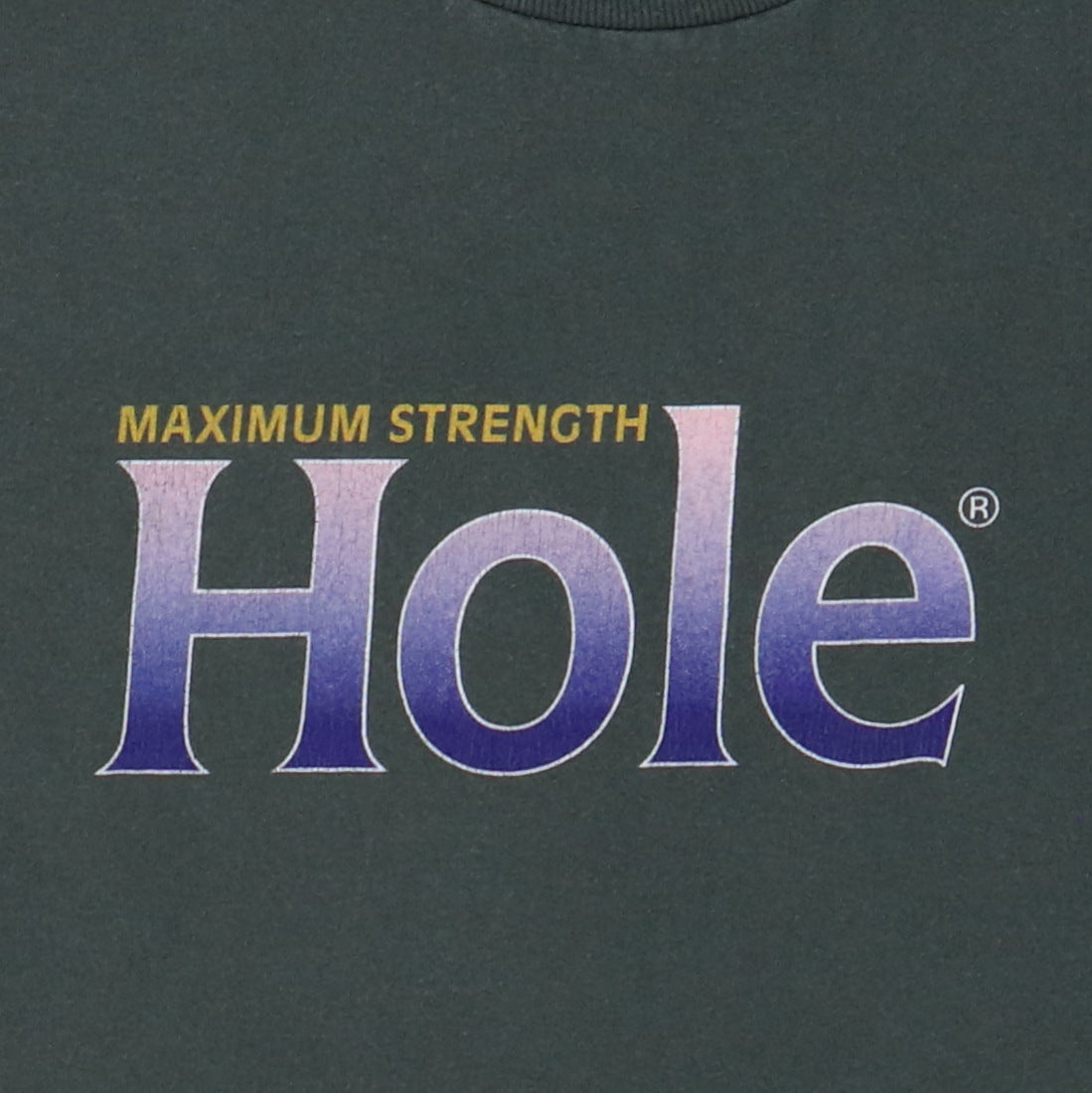 1990s Hole Maximum Strength PMS Shirt Detail