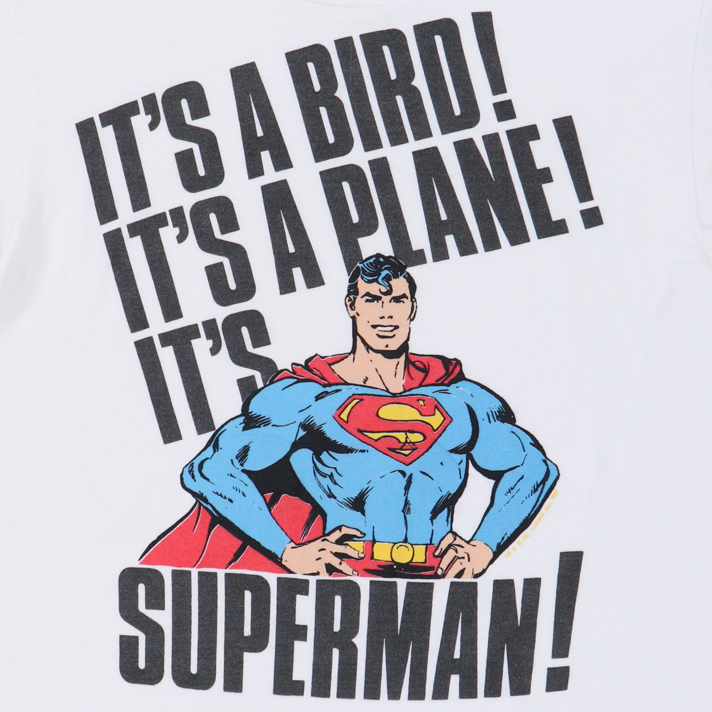 トップス Kith It's a Bird Vintage Tee Superman 1987 Superman It's A Bird DC Comic Shirt | Authentic Vintage Tee