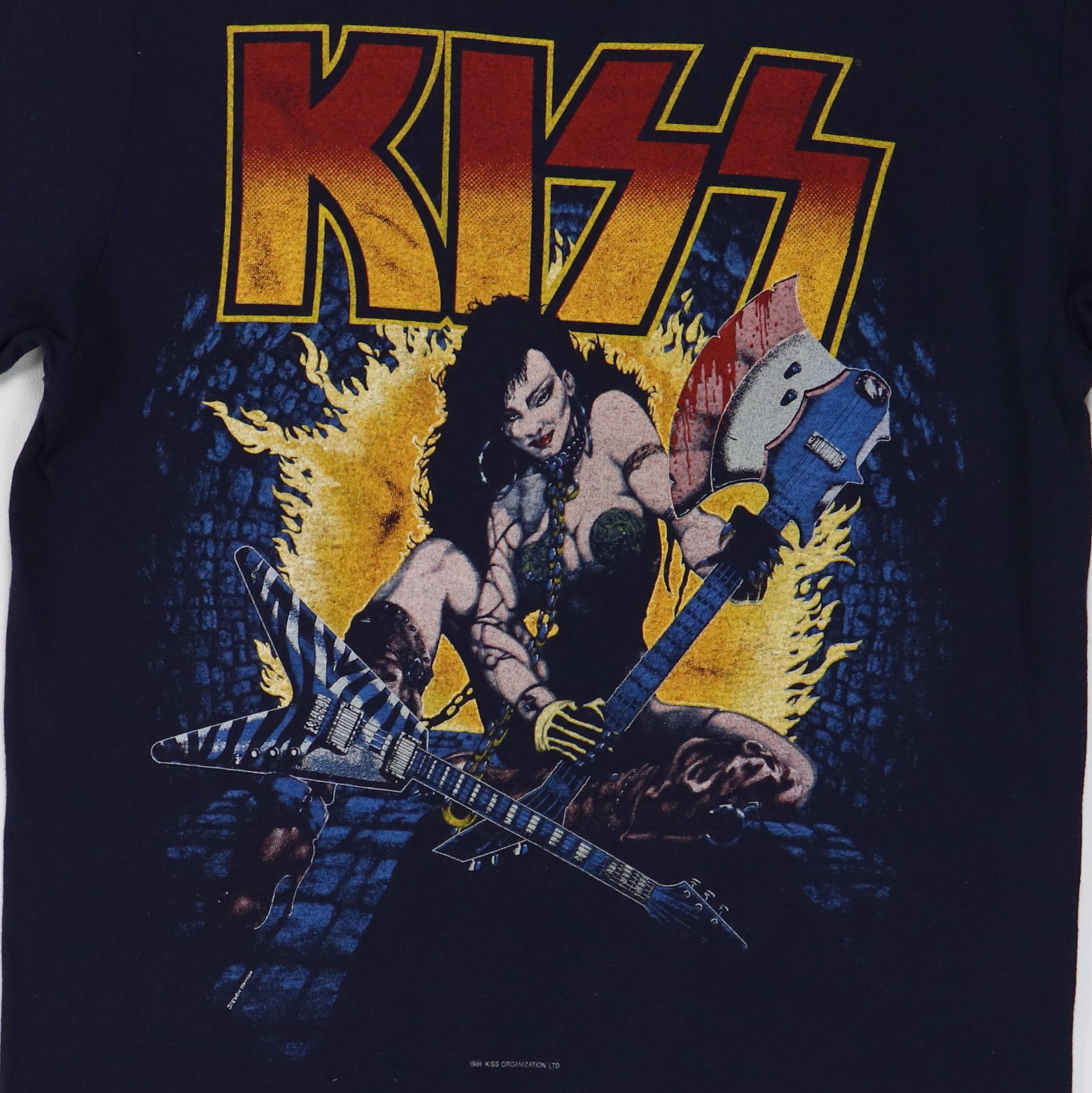1984 Kiss Rocks Texas Concert Shirt | Authentic Vintage Tee – WyCo