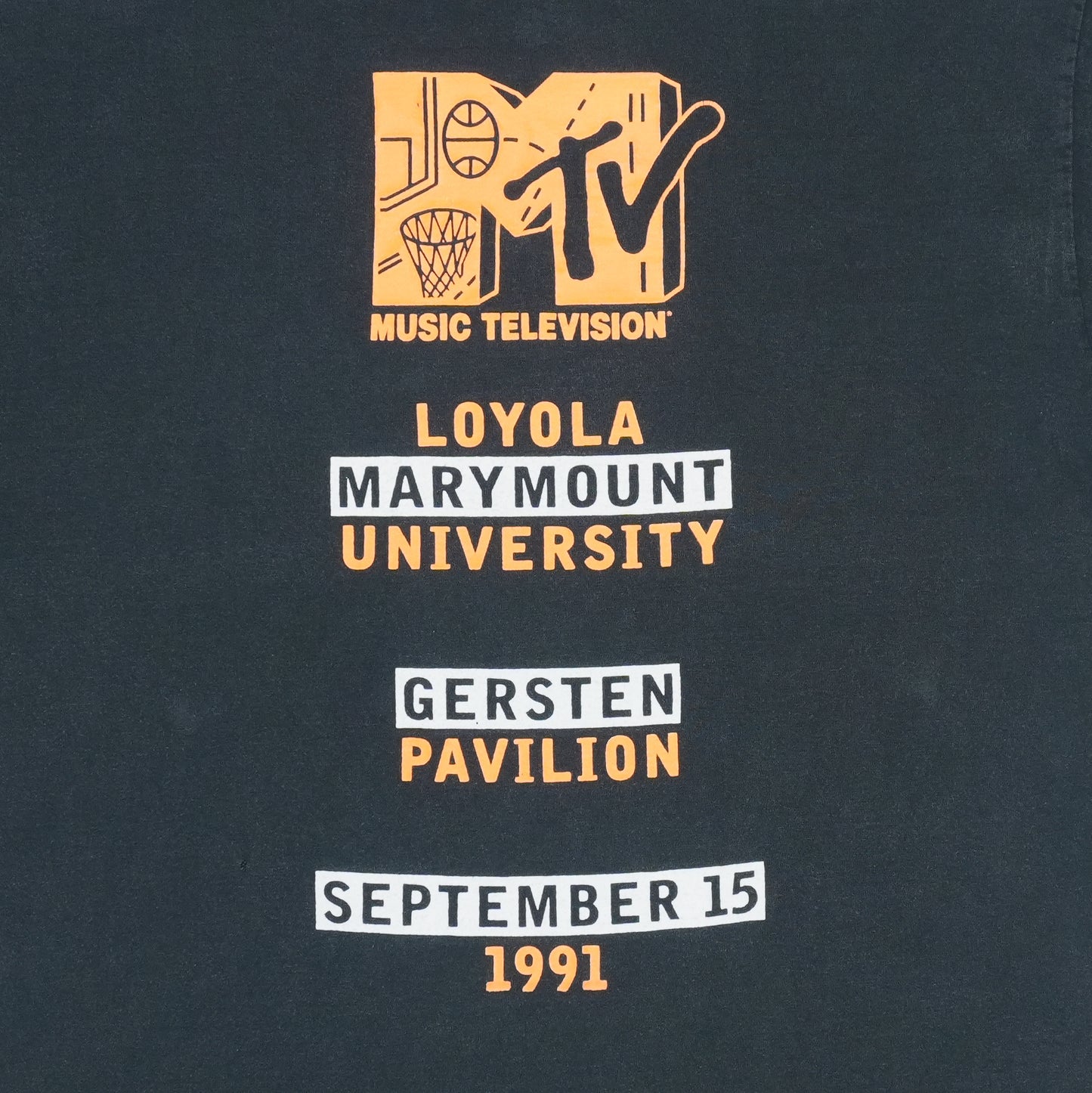 1991 MTV Rock N Jock Basketball Shirt