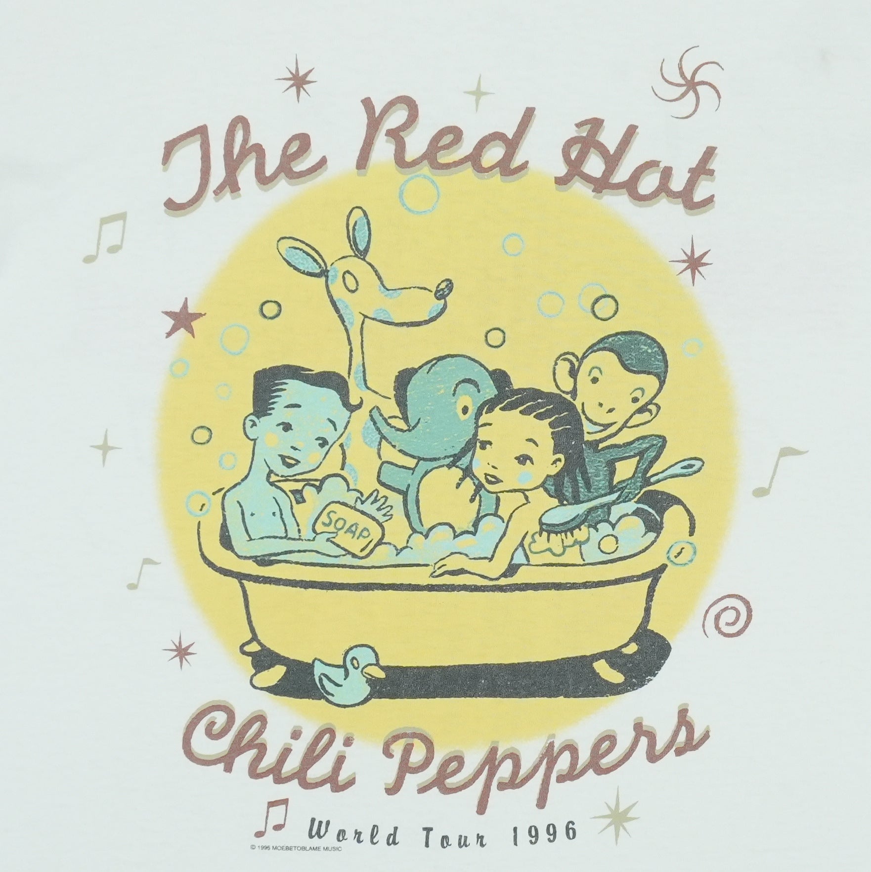 レッド・ホット・チリ・ペッパーズ Tシャツ 1996年ワールドツアー Vintage 1996 Red Hot Chili Peppers World Tour Shirt ‚Äì WyCo