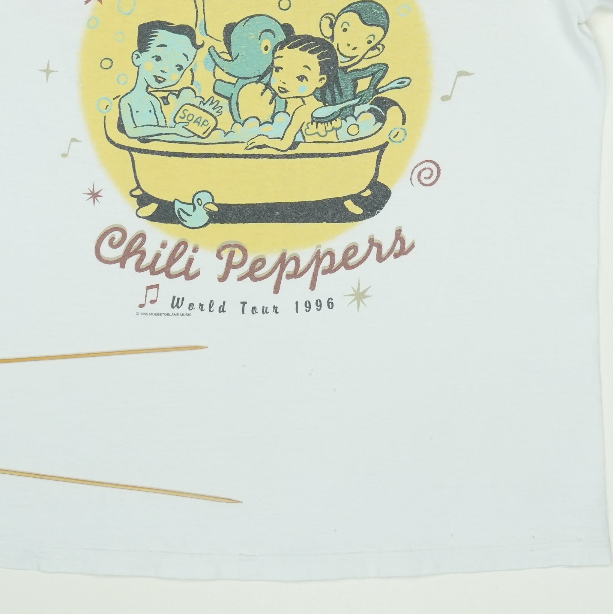 1996 Red Hot Chili Peppers World Tour Shirt | Authentic Vintage