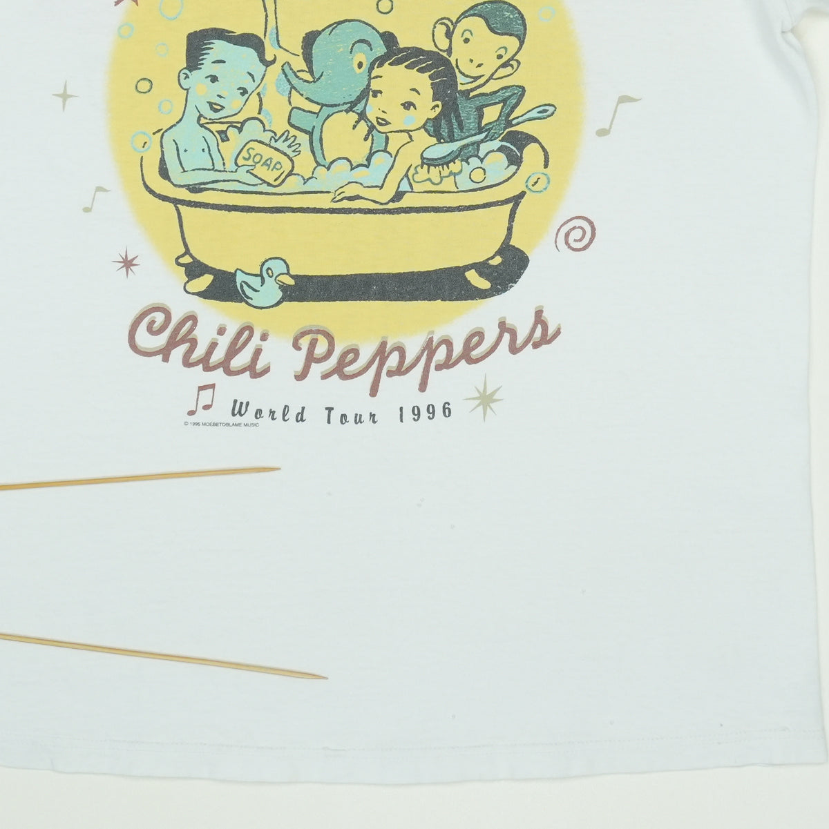 1996 Red Hot Chili Peppers World Tour Shirt | Authentic Vintage 
