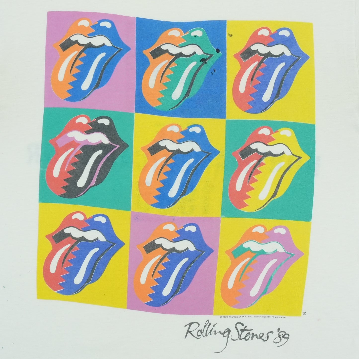 1989 Rolling Stones Steel Wheels Tour Shirt