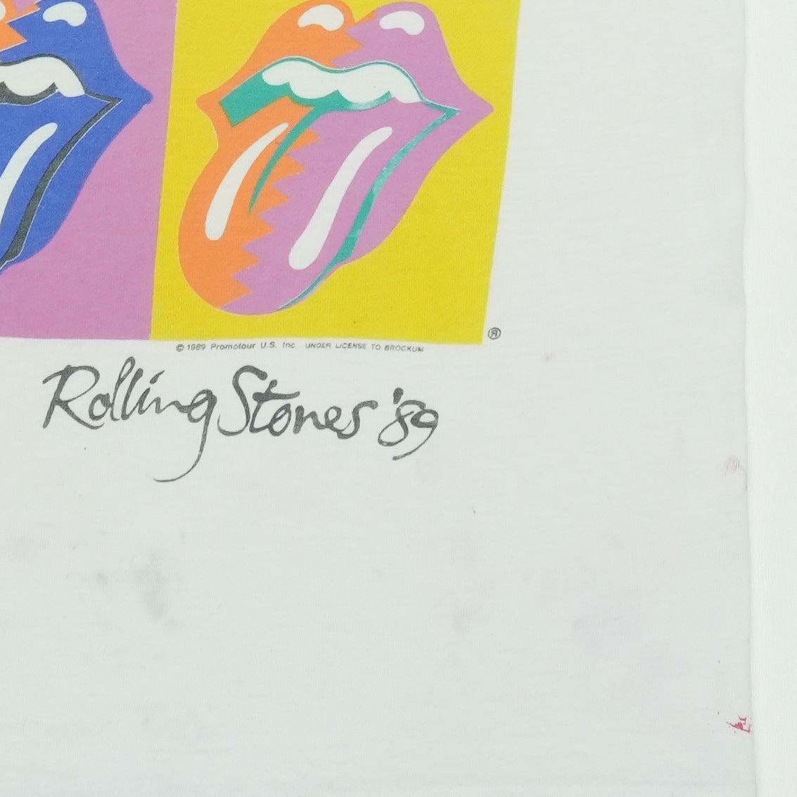 1989 Rolling Stones Steel Wheels Tour Shirt