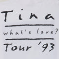 1993 Tina Turner What's Love Tour Shirt