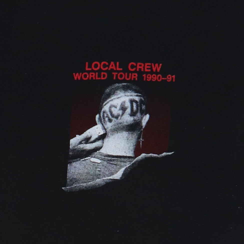 1990 ACDC Razors Edge Local Crew Tour Shirt