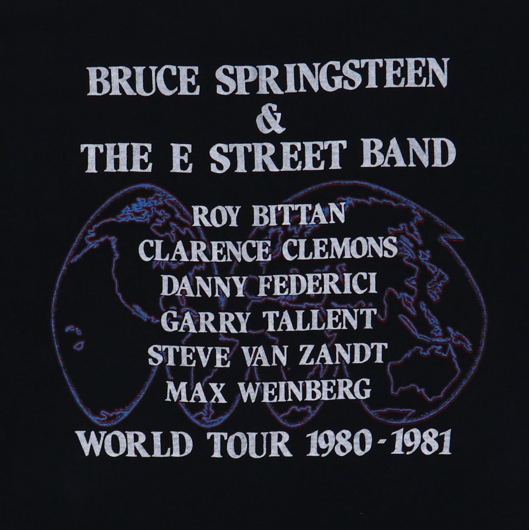 1980 Bruce Springsteen World Tour Shirt | Authentic Vintage Tee