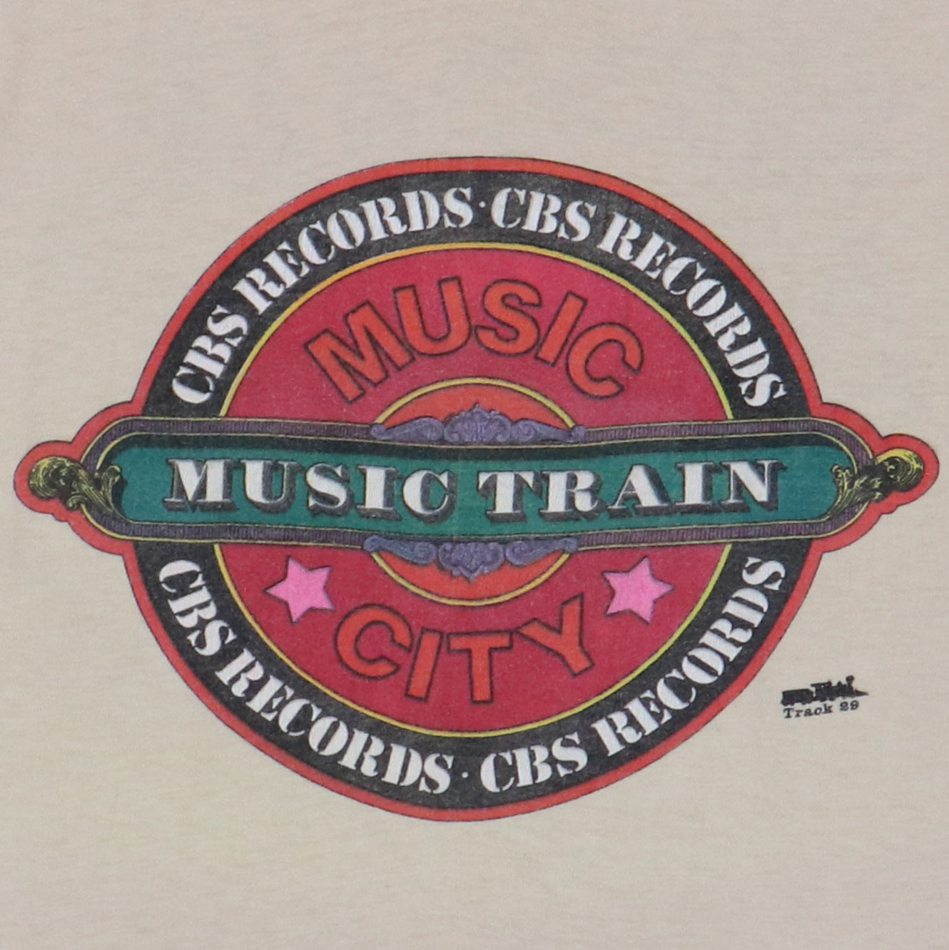1970s Music Train CBS Records Nashville Shirt