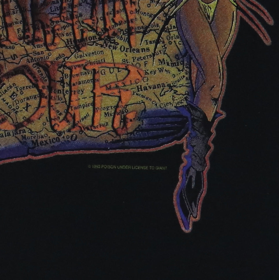 1993 Poison Native Tongue Tour Shirt