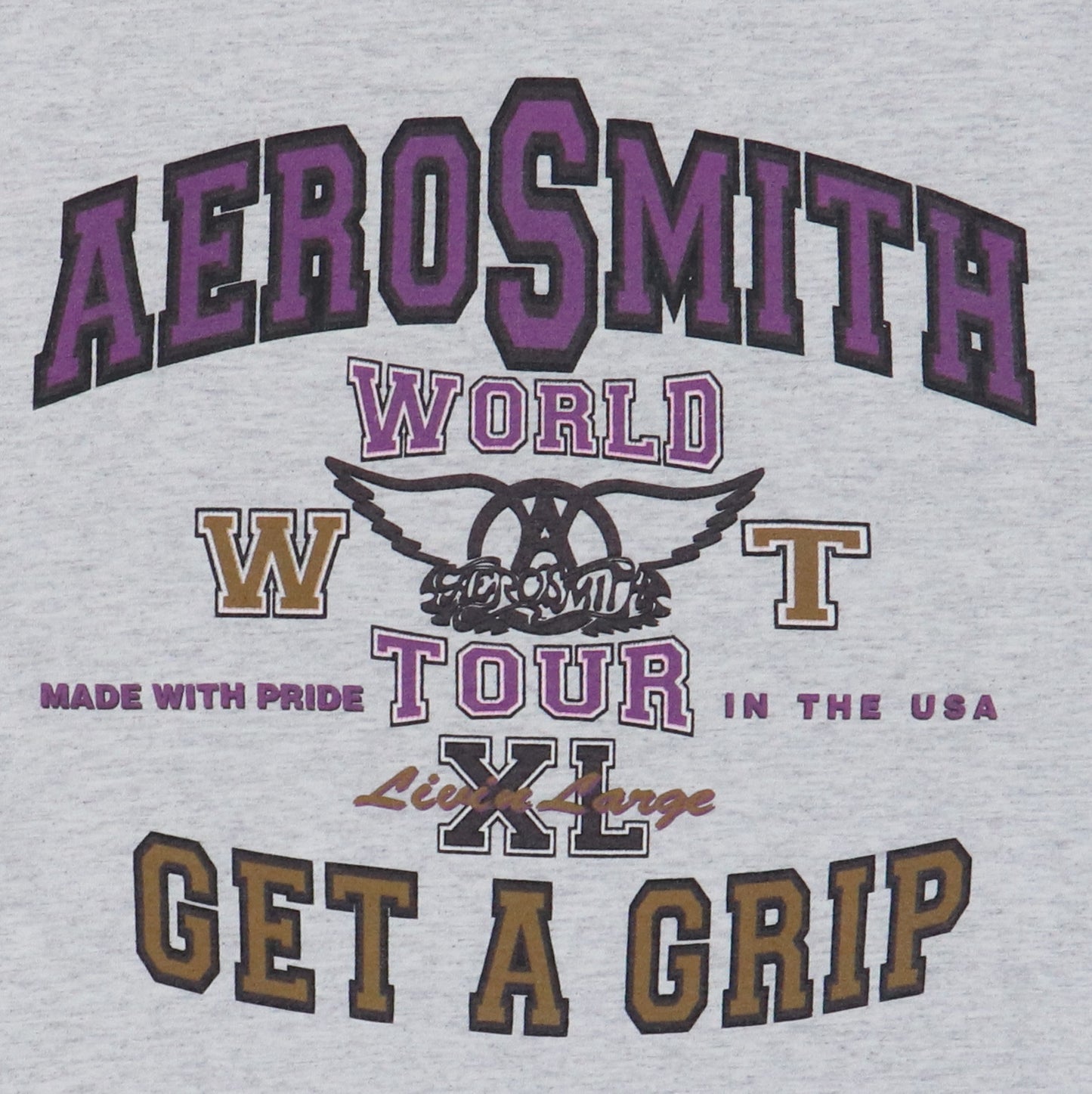 1993 Aerosmith Get A Grip World Tour Shirt