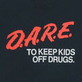 1990s D.A.R.E. To Keep Kids Off Drugs Shirt Front Graphic