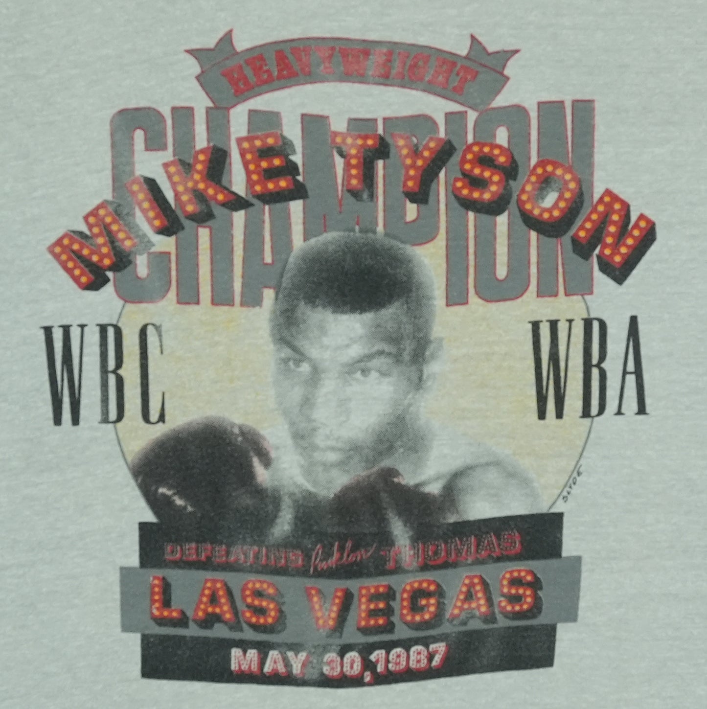 1987 Mike Tyson Heavyweight Champion Shirt