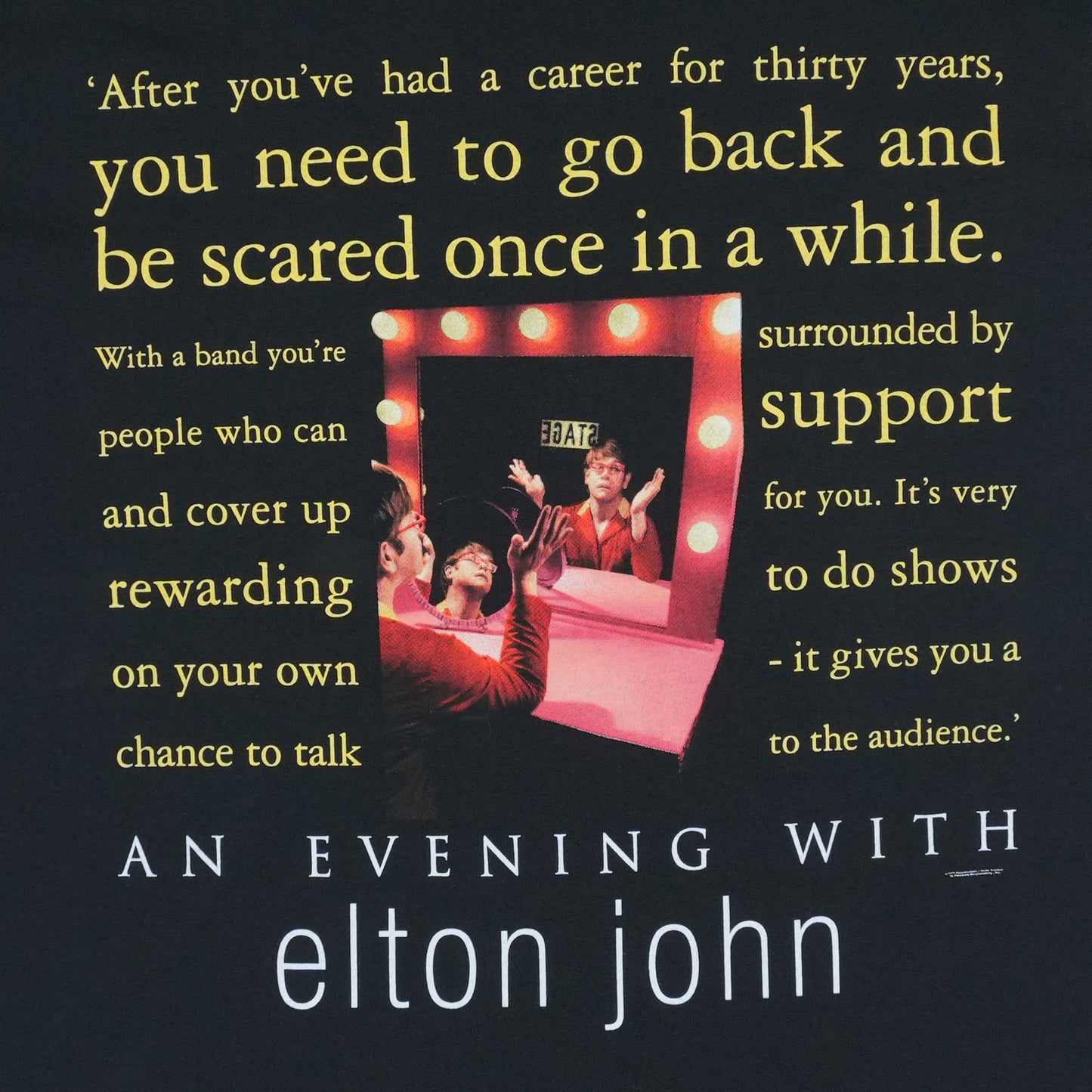 1999 Elton John Tour Shirt