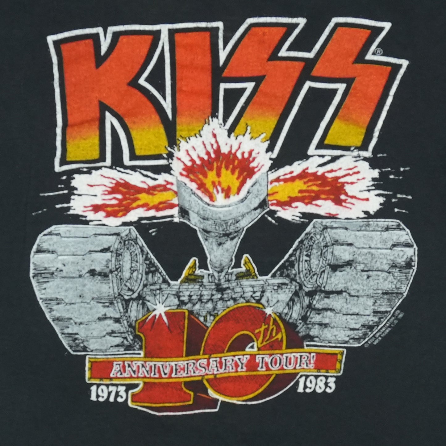 1983 Kiss Creatures Of The Night Tour Shirt