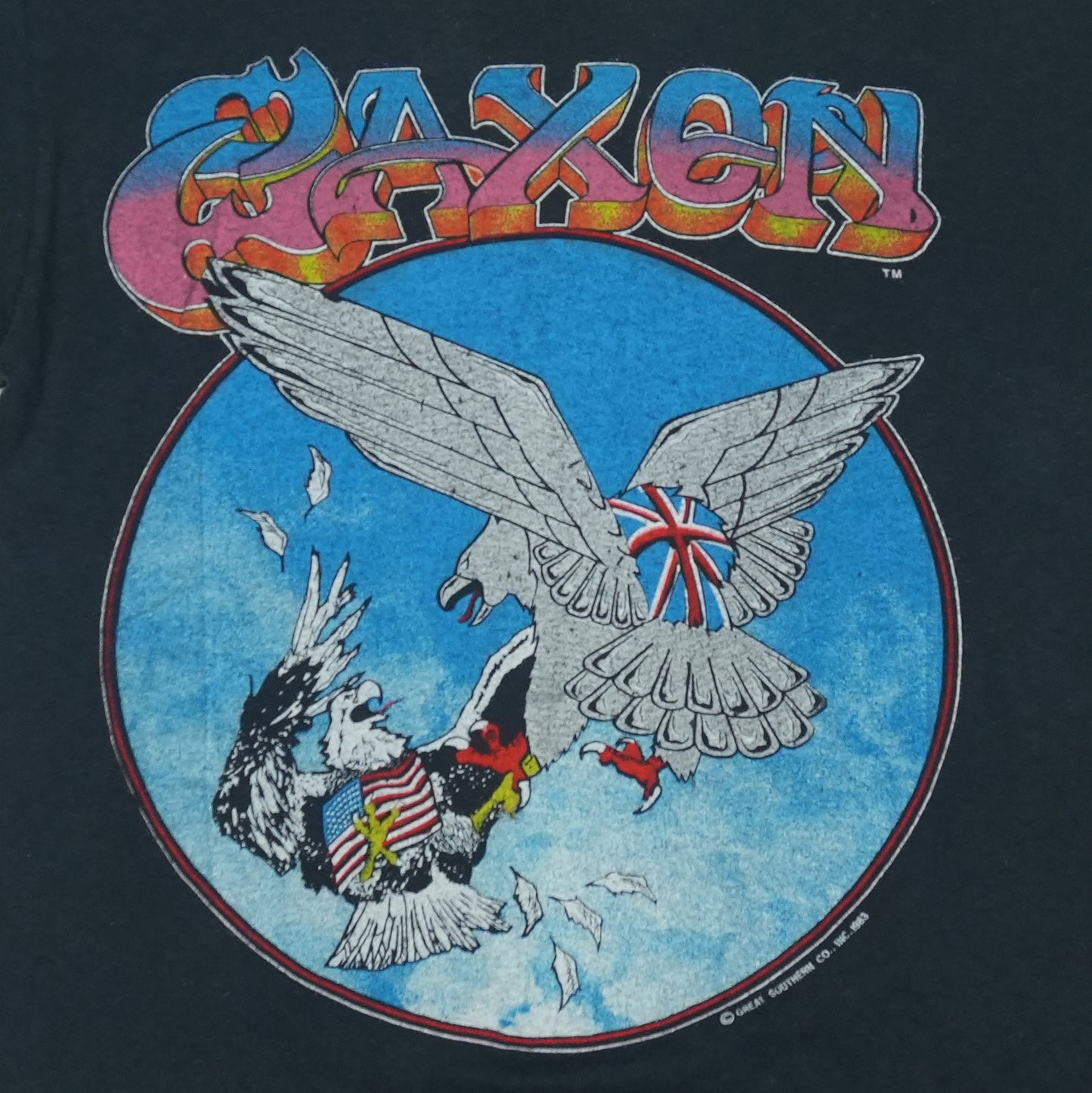 1983 Saxon World Conquerer Tour Shirt